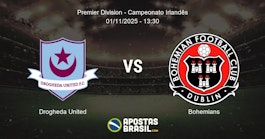 Drogheda United Bohemians Premier Division Campeonato Irlands 01112025 1330