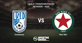 Dunkerque Red Star Ligue 2 Campeonato Francs 28102025 1630