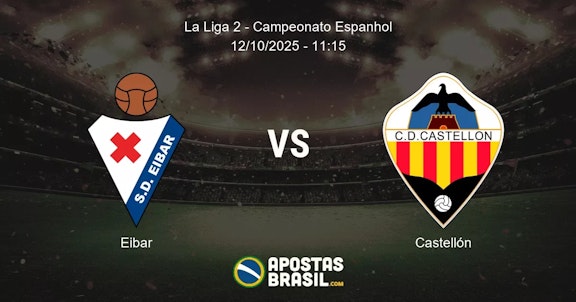 Eibar Castelln La Liga 2 Campeonato Espanhol 12102025 1115