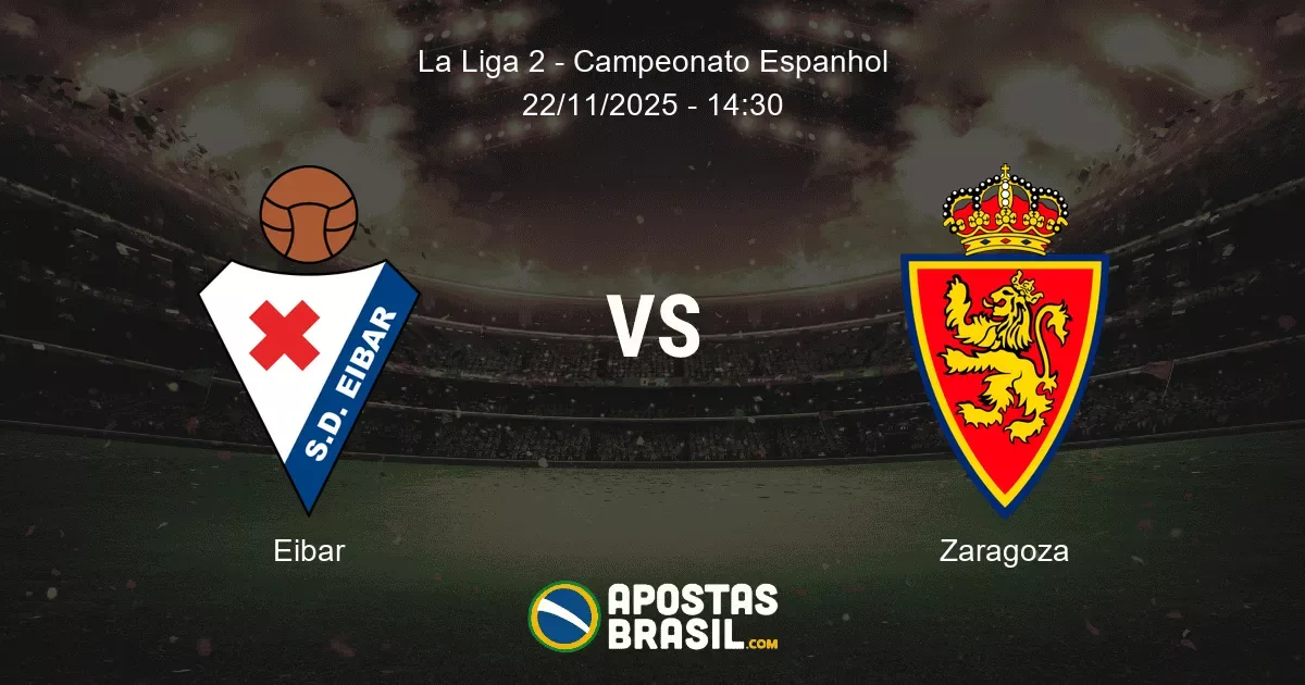Eibar Zaragoza La Liga 2 Campeonato Espanhol 22112025 1430