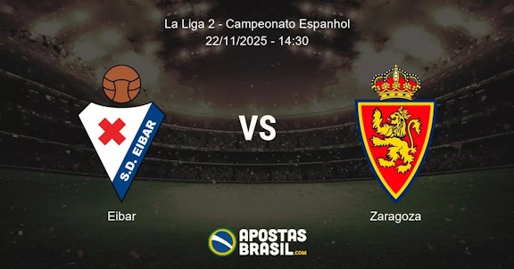 Eibar Zaragoza La Liga 2 Campeonato Espanhol 22112025 1430