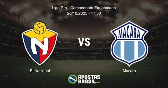 El Nacional Macar Liga Pro Campeonato Equatoriano 26102025 1730