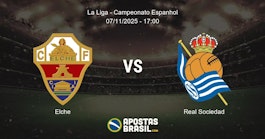 Elche Real Sociedad La Liga Campeonato Espanhol 07112025 1700