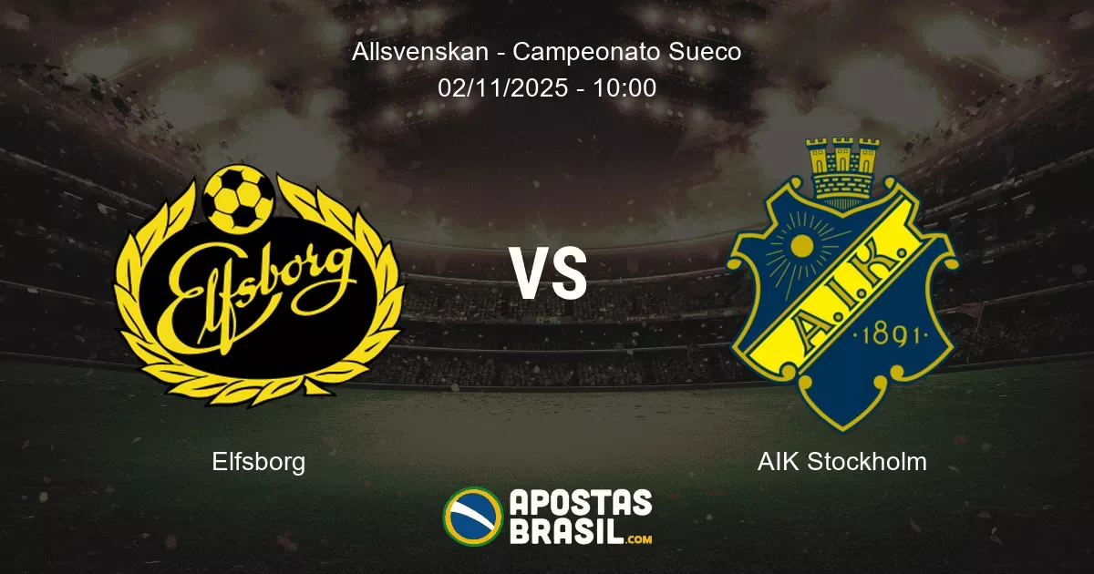 Elfsborg AIK Stockholm Allsvenskan Campeonato Sueco 02112025 1000