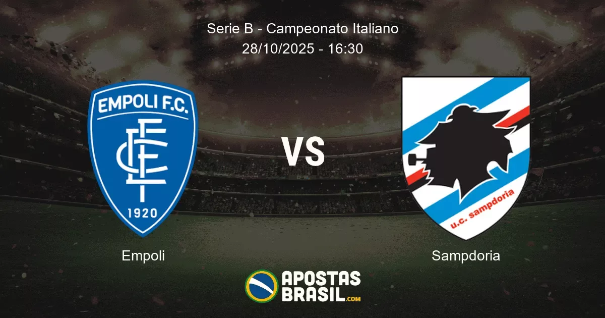 Empoli Sampdoria Serie B Campeonato Italiano 28102025 1630