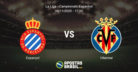 Espanyol Villarreal La Liga Campeonato Espanhol 08112025 1700