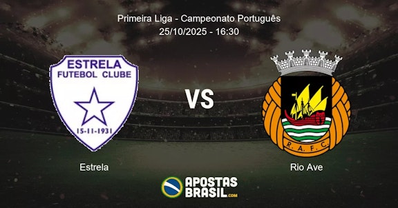 Estrela Rio Ave Primeira Liga Campeonato Portugus 25102025 1630