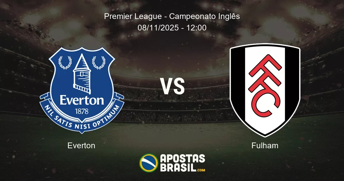 Everton Fulham Premier League Campeonato Ingls 08112025 1200