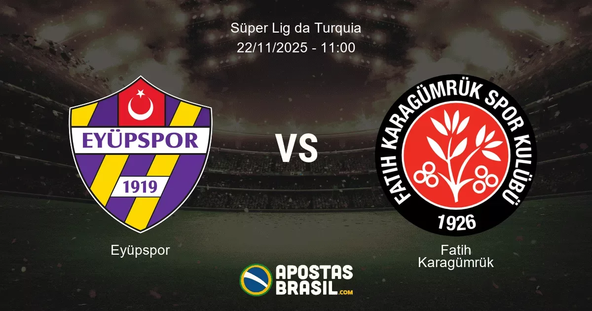 Eypspor Fatih Karagmrk Sper Lig da Turquia 22112025 1100