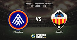 FC Andorra Castelln La Liga 2 Campeonato Espanhol 22112025 1215