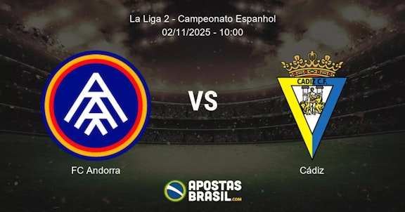 FC Andorra Cdiz La Liga 2 Campeonato Espanhol 02112025 1000