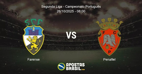 Farense Penafiel Segunda Liga Campeonato Portugus 26102025 0800