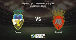 Farense Penafiel Segunda Liga Campeonato Portugus 26102025 0800