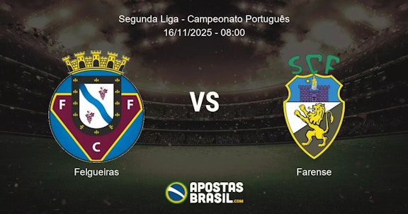 Felgueiras Farense Segunda Liga Campeonato Portugus 16112025 0800