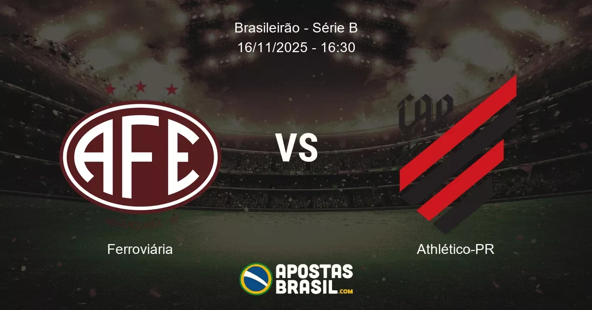 Ferroviria Athltico PR Brasileiro Srie B 16112025 1630