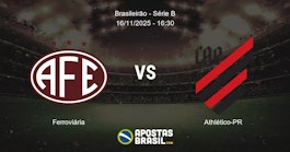 Ferroviria Athltico PR Brasileiro Srie B 16112025 1630