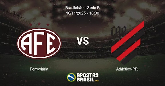 Ferroviria Athltico PR Brasileiro Srie B 16112025 1630