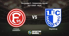Fortuna Dsseldorf Magdeburg Bundesliga 2 Campeonato Alemo 22112025 0900