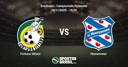 Fortuna Sittard Heerenveen Eredivisie Campeonato Holands 08112025 1600