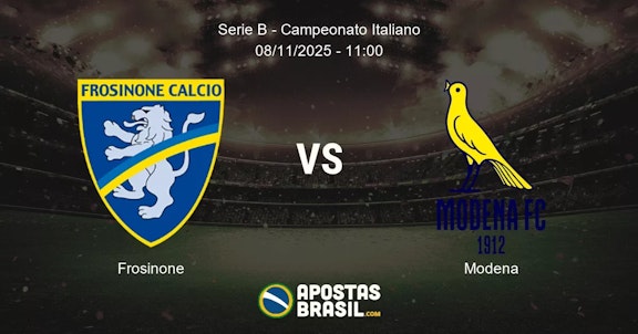 Frosinone Modena Serie B Campeonato Italiano 08112025 1100