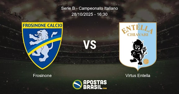 Frosinone Virtus Entella Serie B Campeonato Italiano 28102025 1630