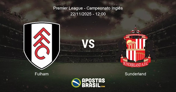 Fulham Sunderland Premier League Campeonato Ingls 22112025 1200