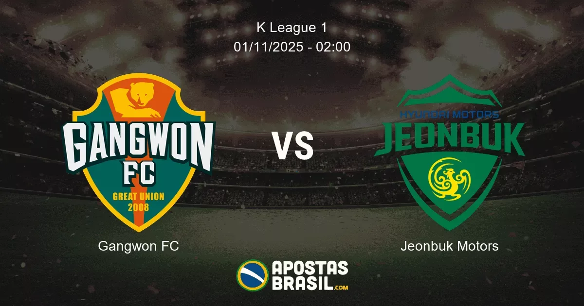 Gangwon FC Jeonbuk Motors K League 1 01112025 0200