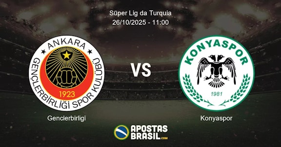 Genclerbirligi Konyaspor Sper Lig da Turquia 26102025 1100