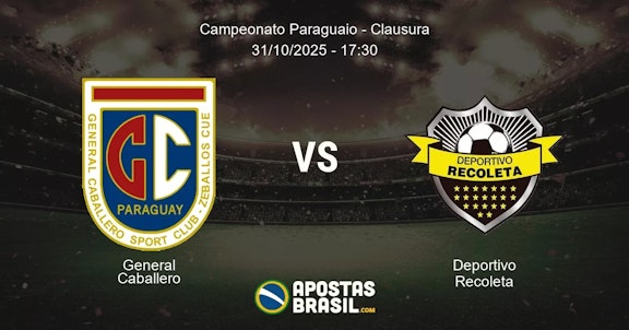 General Caballero Deportivo Recoleta Campeonato Paraguaio Clausura 31102025 1730