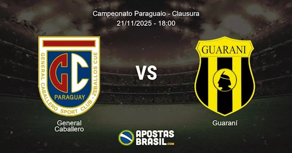 General Caballero Guaran Campeonato Paraguaio Clausura 21112025 1800