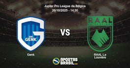 Genk RAAL La Louvire Jupiler Pro League da Blgica 26102025 1430