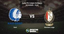 Gent Standard Liege Jupiler Pro League da Blgica 25102025 1545