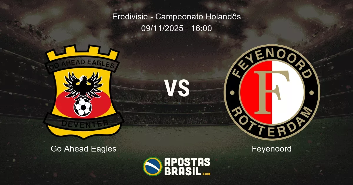 Go Ahead Eagles Feyenoord Eredivisie Campeonato Holands 09112025 1600