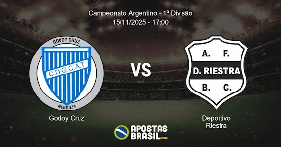 Godoy Cruz Deportivo Riestra Campeonato Argentino 1 Diviso 15112025 1700