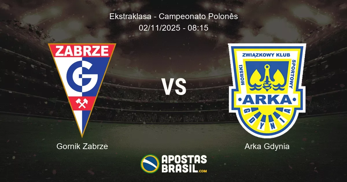Gornik Zabrze Arka Gdynia Ekstraklasa Campeonato Polons 02112025 0815