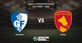 Grenoble Rodez Ligue 2 Campeonato Francs 07112025 1600