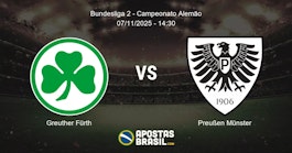 Greuther Frth Preuen Mnster Bundesliga 2 Campeonato Alemo 07112025 1430
