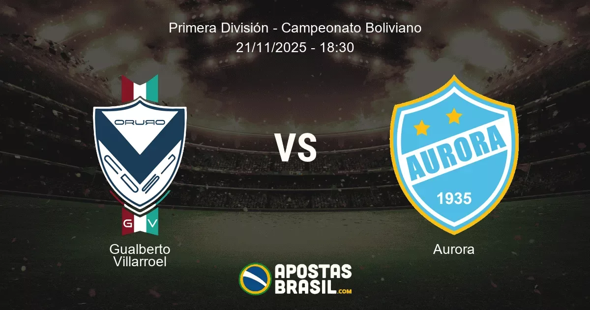 Gualberto Villarroel Aurora Primera Divisin Campeonato Boliviano 21112025 1830