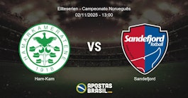Ham Kam Sandefjord Eliteserien Campeonato Noruegus 02112025 1300