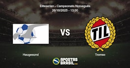Haugesund Tromso Eliteserien Campeonato Noruegus 26102025 1300
