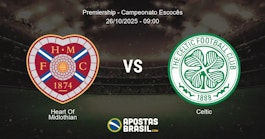 Heart Of Midlothian Celtic Premiership Campeonato Escocs 26102025 0900