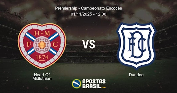 Heart Of Midlothian Dundee Premiership Campeonato Escocs 01112025 1200