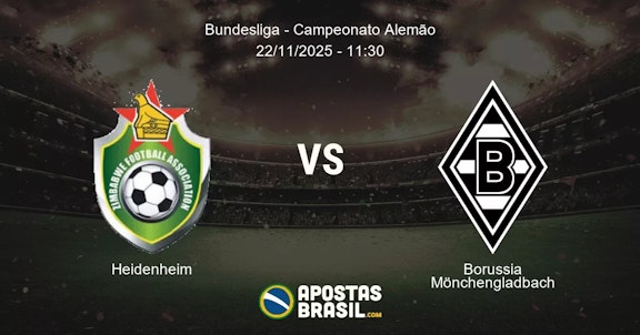 Heidenheim Borussia Mnchengladbach Bundesliga Campeonato Alemo 22112025 1130