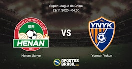Henan Jianye Yunnan Yukun Super League da China 22112025 0430