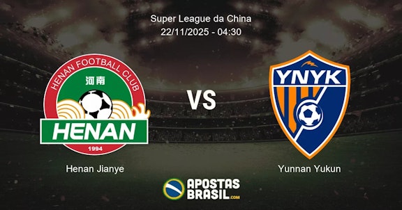Henan Jianye Yunnan Yukun Super League da China 22112025 0430