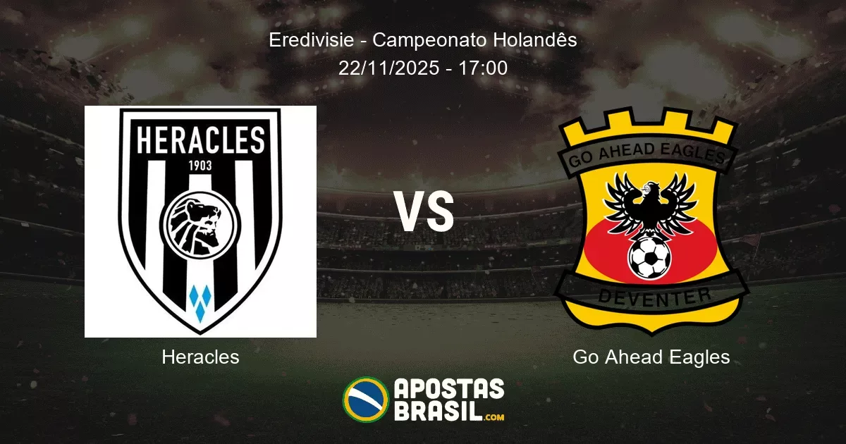 Heracles Go Ahead Eagles Eredivisie Campeonato Holands 22112025 1700