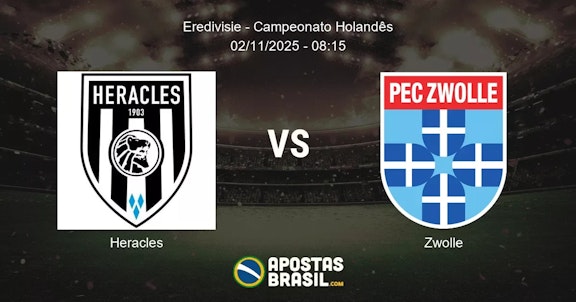 Heracles Zwolle Eredivisie Campeonato Holands 02112025 0815