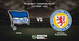 Hertha Eintracht Braunschweig Bundesliga 2 Campeonato Alemo 21112025 1430