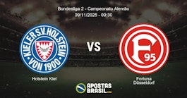 Holstein Kiel Fortuna Dsseldorf Bundesliga 2 Campeonato Alemo 09112025 0930