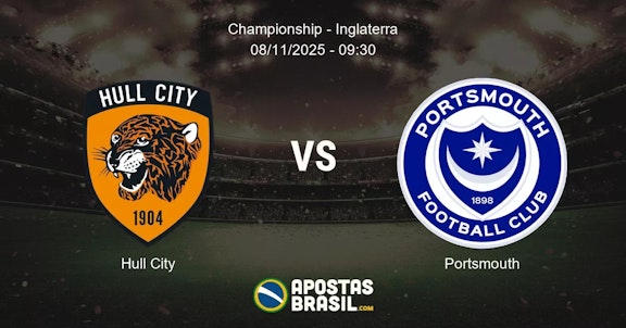 Hull City Portsmouth Championship Inglaterra 08112025 0930